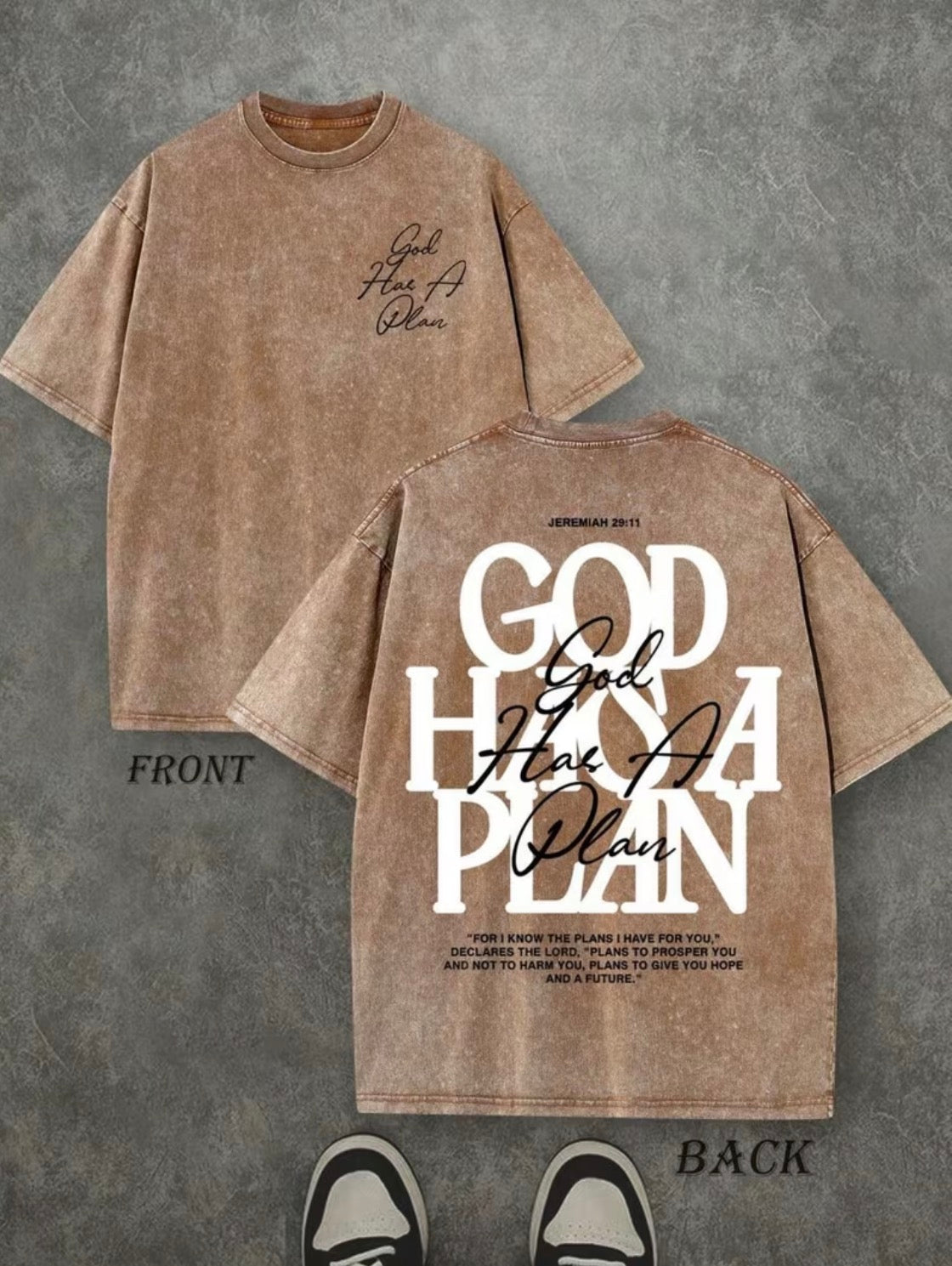 MAJJOR® God Has A Plan Vintage Tee ✝️